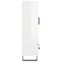 High glossy white engineered wood sideboard 69.5x31x115 cm by vidaXL, Sideboards - Ref: Foro24-828326, Price: 101,29 €, Disco...