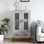 Concrete gray engineered wood tall sideboard 69.5x31x115 cm by vidaXL, Sideboards - Ref: Foro24-828312, Price: 95,01 €, Disco...