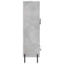 Concrete gray engineered wood tall sideboard 69.5x31x115 cm by vidaXL, Sideboards - Ref: Foro24-828312, Price: 95,01 €, Disco...