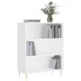 Weißes Holzwerkstoffregal 69,5 x 32,5 x 90 cm von vidaXL, Bücherregale und Regale - Ref: Foro24-828348, Preis: 62,33 €, Rabat...