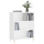 White engineered wood shelf 69.5x32.5x90 cm by vidaXL, Bookcases and shelves - Ref: Foro24-828348, Price: 63,21 €, Discount: %