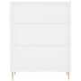 Weißes Holzwerkstoffregal 69,5 x 32,5 x 90 cm von vidaXL, Bücherregale und Regale - Ref: Foro24-828348, Preis: 62,33 €, Rabat...