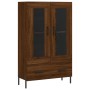 Hohes Sideboard aus Holzwerkstoff, braune Eiche, 69,5 x 31 x 115 cm von vidaXL, Sideboards - Ref: Foro24-828315, Preis: 99,30...