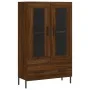 Tall sideboard engineered wood brown oak 69.5x31x115 cm by vidaXL, Sideboards - Ref: Foro24-828315, Price: 98,09 €, Discount: %