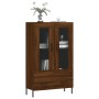 Tall sideboard engineered wood brown oak 69.5x31x115 cm by vidaXL, Sideboards - Ref: Foro24-828315, Price: 99,30 €, Discount: %