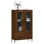 Tall sideboard engineered wood brown oak 69.5x31x115 cm by vidaXL, Sideboards - Ref: Foro24-828315, Price: 98,09 €, Discount: %