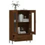 Tall sideboard engineered wood brown oak 69.5x31x115 cm by vidaXL, Sideboards - Ref: Foro24-828315, Price: 98,09 €, Discount: %