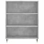 Estantería madera de ingeniería gris hormigón 69,5x32,5x90 cm de vidaXL, Librerías y estanterías - Ref: Foro24-828344, Precio...