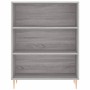 Sonoma Regal aus grauem Holzwerkstoff 69,5x32,5x90 cm von vidaXL, Bücherregale und Regale - Ref: Foro24-828354, Preis: 57,25 ...