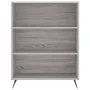 Regal aus technischem Holz in Sonoma-Grau, 69,5 x 32,5 x 90 cm von vidaXL, Bücherregale und Regale - Ref: Foro24-828338, Prei...