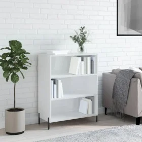 Glossy white engineered wood shelf 69.5x32.5x90 cm by vidaXL, Sideboards - Ref: Foro24-828374, Price: 65,26 €, Discount: %
