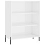 Regal aus glänzend weißem Holzwerkstoff, 69,5 x 32,5 x 90 cm von vidaXL, Sideboards - Ref: Foro24-828374, Preis: 66,08 €, Rab...