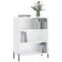 Glossy white engineered wood shelf 69.5x32.5x90 cm by vidaXL, Sideboards - Ref: Foro24-828374, Price: 65,26 €, Discount: %