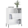 Regal aus glänzend weißem Holzwerkstoff, 69,5 x 32,5 x 90 cm von vidaXL, Sideboards - Ref: Foro24-828374, Preis: 66,08 €, Rab...
