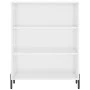 Glossy white engineered wood shelf 69.5x32.5x90 cm by vidaXL, Sideboards - Ref: Foro24-828374, Price: 65,26 €, Discount: %