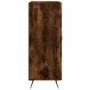 Smoked oak engineered wood sideboard 69.5x34x90 cm by vidaXL, Sideboards - Ref: Foro24-827889, Price: 89,07 €, Discount: %