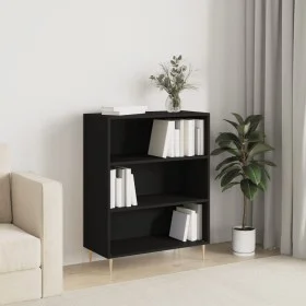 Engineered wood bookshelf black 69.5x32.5x90 cm by vidaXL, Bookcases and shelves - Ref: Foro24-828349, Price: 56,54 €, Discou...