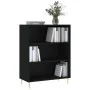 Engineered wood bookshelf black 69.5x32.5x90 cm by vidaXL, Bookcases and shelves - Ref: Foro24-828349, Price: 56,54 €, Discou...