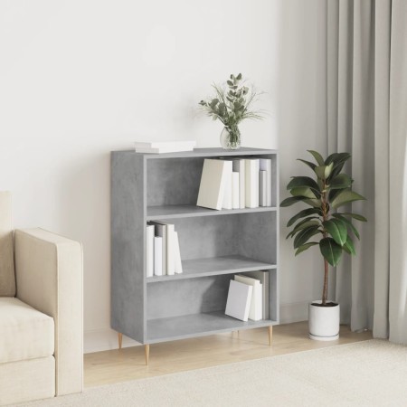 Betongraues Holzwerkstoffregal 69,5 x 32,5 x 90 cm von vidaXL, Bücherregale und Regale - Ref: Foro24-828352, Preis: 55,64 €, ...