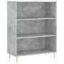 Betongraues Holzwerkstoffregal 69,5 x 32,5 x 90 cm von vidaXL, Bücherregale und Regale - Ref: Foro24-828352, Preis: 55,64 €, ...