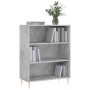 Betongraues Holzwerkstoffregal 69,5 x 32,5 x 90 cm von vidaXL, Bücherregale und Regale - Ref: Foro24-828352, Preis: 55,64 €, ...