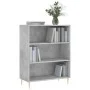 Concrete gray engineered wood shelf 69.5x32.5x90 cm by vidaXL, Bookcases and shelves - Ref: Foro24-828352, Price: 54,97 €, Di...