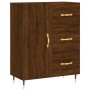 Oak brown engineered wood sideboard 69.5x34x90 cm by vidaXL, Sideboards - Ref: Foro24-827899, Price: 78,18 €, Discount: %