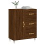 Oak brown engineered wood sideboard 69.5x34x90 cm by vidaXL, Sideboards - Ref: Foro24-827899, Price: 78,18 €, Discount: %