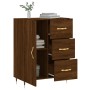 Oak brown engineered wood sideboard 69.5x34x90 cm by vidaXL, Sideboards - Ref: Foro24-827899, Price: 78,18 €, Discount: %
