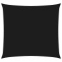 Toldo de vela cuadrado tela Oxford negro 2x2 m