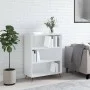 Regal aus glänzend weißem Holzwerkstoff, 69,5 x 32,5 x 90 cm von vidaXL, Bücherregale und Regale - Ref: Foro24-828334, Preis:...
