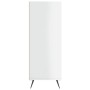 Glossy white engineered wood shelf 69.5x32.5x90 cm by vidaXL, Bookcases and shelves - Ref: Foro24-828334, Price: 61,65 €, Dis...