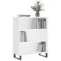 Weißes Holzwerkstoffregal 69,5 x 32,5 x 90 cm von vidaXL, Sideboards - Ref: Foro24-828388, Preis: 66,32 €, Rabatt: %