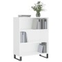 Weißes Holzwerkstoffregal 69,5 x 32,5 x 90 cm von vidaXL, Sideboards - Ref: Foro24-828388, Preis: 67,17 €, Rabatt: %