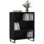 Engineered wood bookshelf black 69.5x32.5x90 cm by vidaXL, Sideboards - Ref: Foro24-828389, Price: 67,09 €, Discount: %