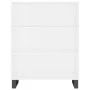 Weißes Holzwerkstoffregal 69,5 x 32,5 x 90 cm von vidaXL, Sideboards - Ref: Foro24-828388, Preis: 66,32 €, Rabatt: %