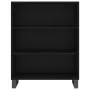 Engineered wood bookshelf black 69.5x32.5x90 cm by vidaXL, Sideboards - Ref: Foro24-828389, Price: 66,32 €, Discount: %