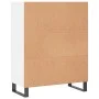 Weißes Holzwerkstoffregal 69,5 x 32,5 x 90 cm von vidaXL, Sideboards - Ref: Foro24-828388, Preis: 66,32 €, Rabatt: %