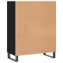 Engineered wood bookshelf black 69.5x32.5x90 cm by vidaXL, Sideboards - Ref: Foro24-828389, Price: 66,32 €, Discount: %