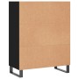 Estantería madera de ingeniería negro 69,5x32,5x90 cm de vidaXL, Aparadores - Ref: Foro24-828389, Precio: 67,09 €, Descuento: %