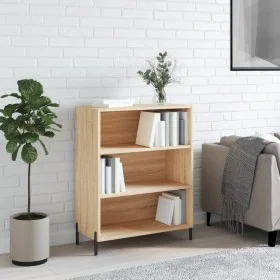 Engineered wood bookshelf in Sonoma oak 69.5x32.5x90 cm by vidaXL, Sideboards - Ref: Foro24-828375, Price: 59,68 €, Discount: %