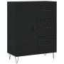 Sideboard aus schwarzem Holzwerkstoff 69,5x34x90 cm von vidaXL, Sideboards - Ref: Foro24-827909, Preis: 92,38 €, Rabatt: %