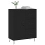 Sideboard aus schwarzem Holzwerkstoff 69,5x34x90 cm von vidaXL, Sideboards - Ref: Foro24-827909, Preis: 92,38 €, Rabatt: %