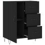 Sideboard aus schwarzem Holzwerkstoff 69,5x34x90 cm von vidaXL, Sideboards - Ref: Foro24-827909, Preis: 92,38 €, Rabatt: %