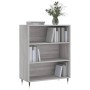 Regal aus technischem Holz in Sonoma-Grau, 69,5 x 32,5 x 90 cm von vidaXL, Bücherregale und Regale - Ref: Foro24-828346, Prei...
