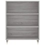 Regal aus technischem Holz in Sonoma-Grau, 69,5 x 32,5 x 90 cm von vidaXL, Bücherregale und Regale - Ref: Foro24-828346, Prei...