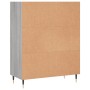 Regal aus technischem Holz in Sonoma-Grau, 69,5 x 32,5 x 90 cm von vidaXL, Bücherregale und Regale - Ref: Foro24-828346, Prei...