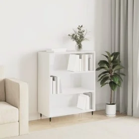 Parkettregal glänzend weiß 69,5x32,5x90 cm von vidaXL, Bücherregale und Regale - Ref: Foro24-828342, Preis: 59,77 €, Rabatt: %