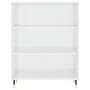 Engineered wood bookshelf in glossy white 69.5x32.5x90 cm by vidaXL, Bookcases and shelves - Ref: Foro24-828342, Price: 59,77...