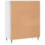 Engineered wood bookshelf in glossy white 69.5x32.5x90 cm by vidaXL, Bookcases and shelves - Ref: Foro24-828342, Price: 59,77...